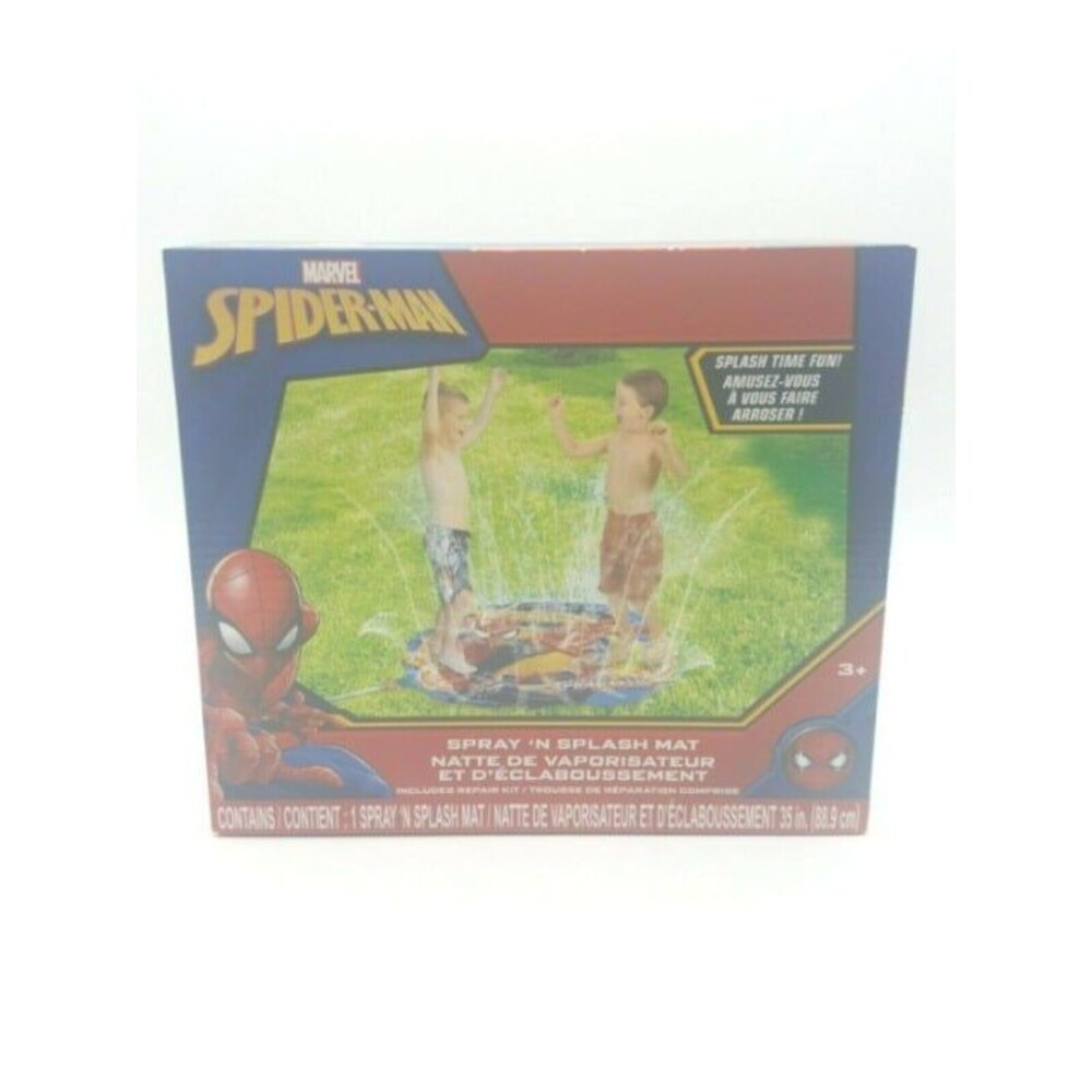 Marvel Spiderman Spray and Splash Play Mat 35 Inches- Water Play Mat.-NEW